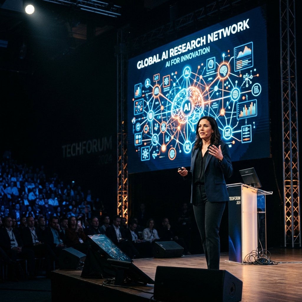Keynote presentation on AI research